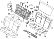 2013 Ford Focus Seat Cushion Diagram - DM5Z-5463840-B