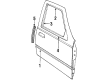 1984 Mercury Topaz Car Mirror Diagram - E43Z17682A