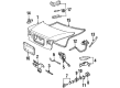 1998 Mercury Mystique Lift Support Diagram - F5RZ-54406A10-A