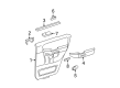 2004 Ford Expedition Armrest Diagram - 2L1Z-7827618-AAD