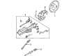 2004 Lincoln Navigator Steering Column Cover Diagram - 2L1Z-3530-BA