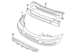 Mercury Monterey Bumper Diagram - 3F2Z-17D957-LAA