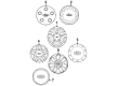 Mercury Sable Wheel Cover Diagram - XF2Z-1130-AC