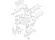 2018 Ford Edge Engine Mount Bracket Diagram - DP5Z-6038-B