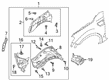 Ford Ranger Battery Tray Diagram - KB3Z-10732-B