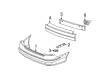 Mercury Sable Bumper Diagram - 2F4Z-17K835-BA