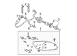 2004 Mercury Sable Headlight Diagram - 3F4Z-13008-AA