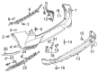 2021 Ford Mustang Mach-E Bumper Reflector Diagram - LJ8Z-13A565-B