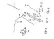 2006 Lincoln Zephyr Washer Reservoir Diagram - 6E5Z-17618-A