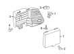 Lincoln Parking Assist Distance Sensor Diagram - DS7Z-14C689-C