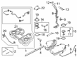 Ford Police Interceptor Utility Fuel Filler Hose Diagram - DA8Z-9047-A