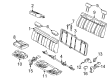 2013 Ford F-150 Seat Cushion Diagram - 9L3Z-1863841-A