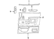 1989 Ford Bronco Weather Strip Diagram - F2TZ-1521457-A