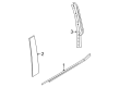 Ford Maverick Door Moldings Diagram - NZ6Z-60255A62-A