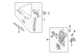 Ford Mustang Window Switch Diagram - 4R3Z-14529-BA