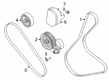 Ford Escape Timing Belt Idler Pulley Diagram - CM5Z-8678-B