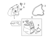 2011 Ford E-250 Center Console Base Diagram - 3C2Z-16045A36-AAA