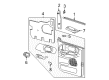 Lincoln Blackwood Weather Strip Diagram - YL3Z-1625860-AB