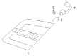 Ford Police Interceptor Sedan Tail Light Diagram - DG1Z-13404-M