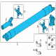 2023 Ford F-350 Super Duty Drive Shaft Diagram - PC3Z-4602-E