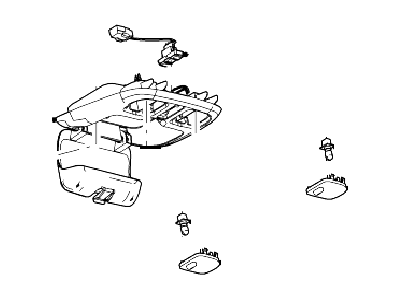 Ford 9L8Z-78519A70-DB Console Assembly - Overhead