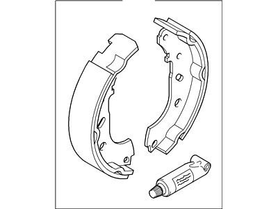 Ford BU2Z-2V200-A Kit - Brake Lining