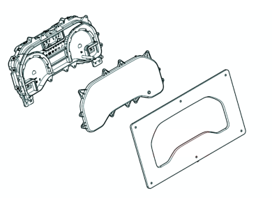 Ford GC2Z-10849-EA Instrument Cluster