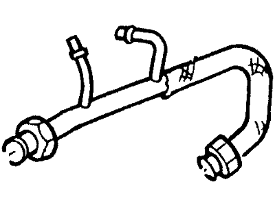 Ford F87Z-9E469-CA Tube - EGR Valve To Exhaust Manifld