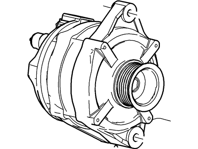 Ford 4W4Z-10346-AA Alternator Assy