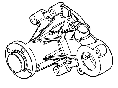 Ford BR3Z-8501-J Pump Assembly - Water