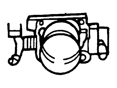 Ford YC2Z-9E926-AA Body Assy - Carburettor Throttle   