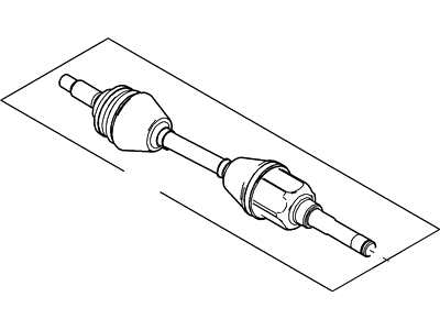 Ford 6L8Z-3A427-A Shaft - Front Axle