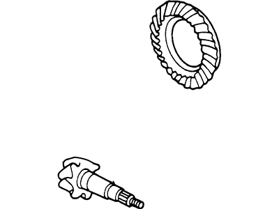 Ford F7UZ-4209-AA Gear And Pinion Assembly