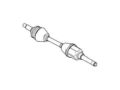 Mercury 5L8Z-3A427-DA Shaft - Front Axle