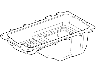 Ford XL3Z-6675-DA Pan Assy - Engine Oil              