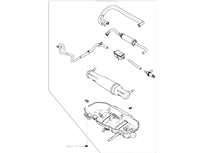 Ford 6R3Z-9D653-AA Cannister - Fuel Vapour Store