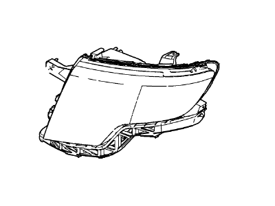 Ford 7T4Z-13008-BCP Headlamp Assy