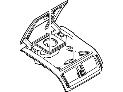 Ford AE5Z-5413594-AB Compartment Assy - Stowage