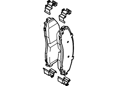 Ford DC3Z-2200-D Pad - Brake