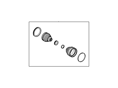 Lincoln CT4Z-3A428-A Shaft - Front Axle