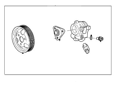 Ford 9L5Z-3A674-A Pump Assy - Power Steering