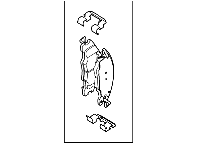 Ford 9S4Z-2001-A Kit - Brake Lining