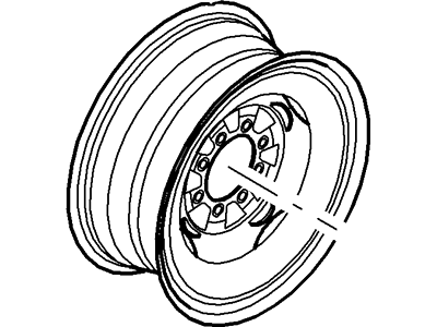 Ford 8C2Z-1015-DCP Wheel Assy