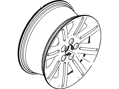 Ford 8A8Z-1007-A Wheel Assy