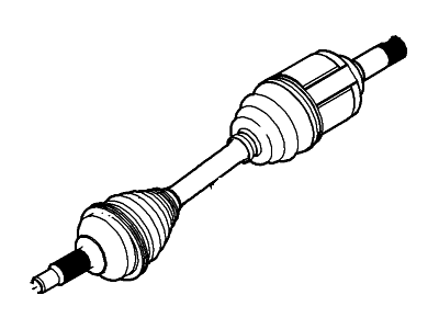 Lincoln AA5Z-3B437-A Shaft - Front Axle