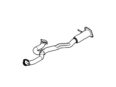 Ford 9A4Z-5G274-B Pipe - Exhaust