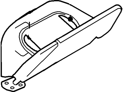 Ford 4L2Z-7804104-CAA Sun Visor Assembly