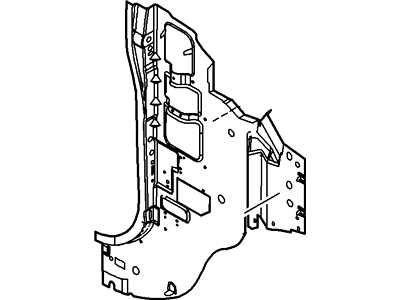 Ford F81Z-2502038-AA Panel Assy - Cowl Side