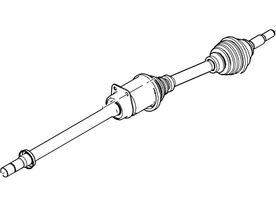 Ford BB5Z-3B436-P Shaft - Front Axle