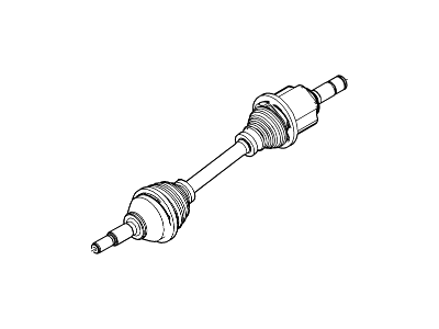 Ford BB5Z-3B437-D Shaft - Front Axle